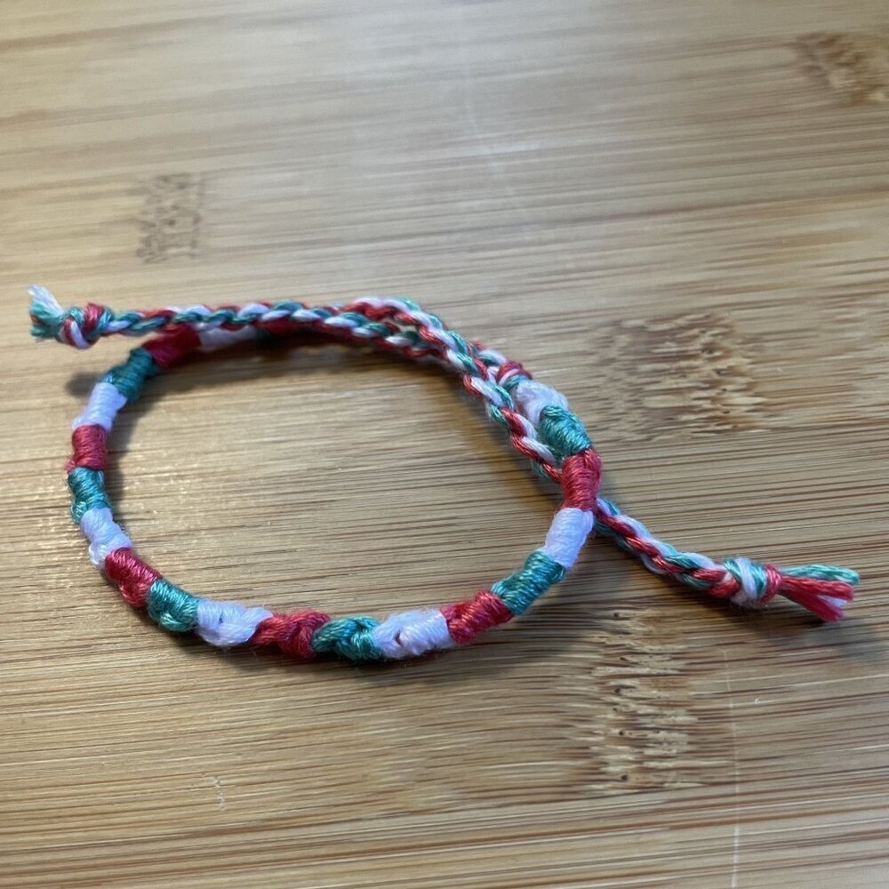 Emmy Bracelet, anklet, trendy, comfortable, tie, embroidery thread, woven, gift,